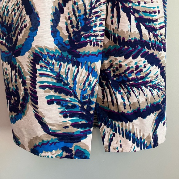 BANANA REPUBLIC Silk Floral Strapless Sheath Cocktail Dress Size 10 - Picture 5 of 13